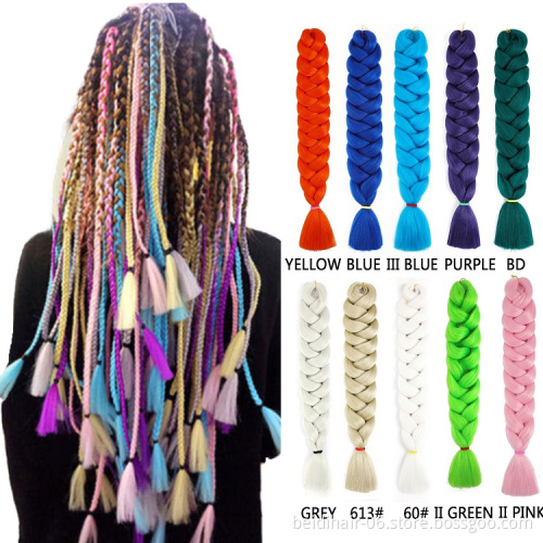 165g Extra Long Jumbo Braids Low Temperature Fiber Hair Braiding Hair Kinky Afro Yaki Jumbo